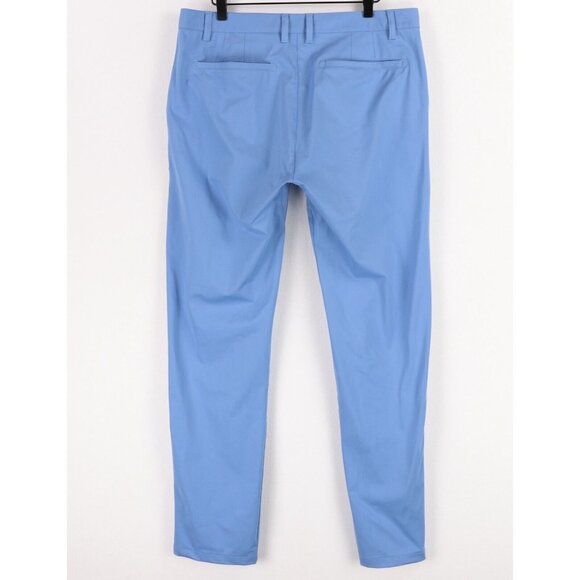 Rhone Commuter Pants Mens 35 X 33 Blue Stretch Performance Polyester 100161 - Picture 3 of 10